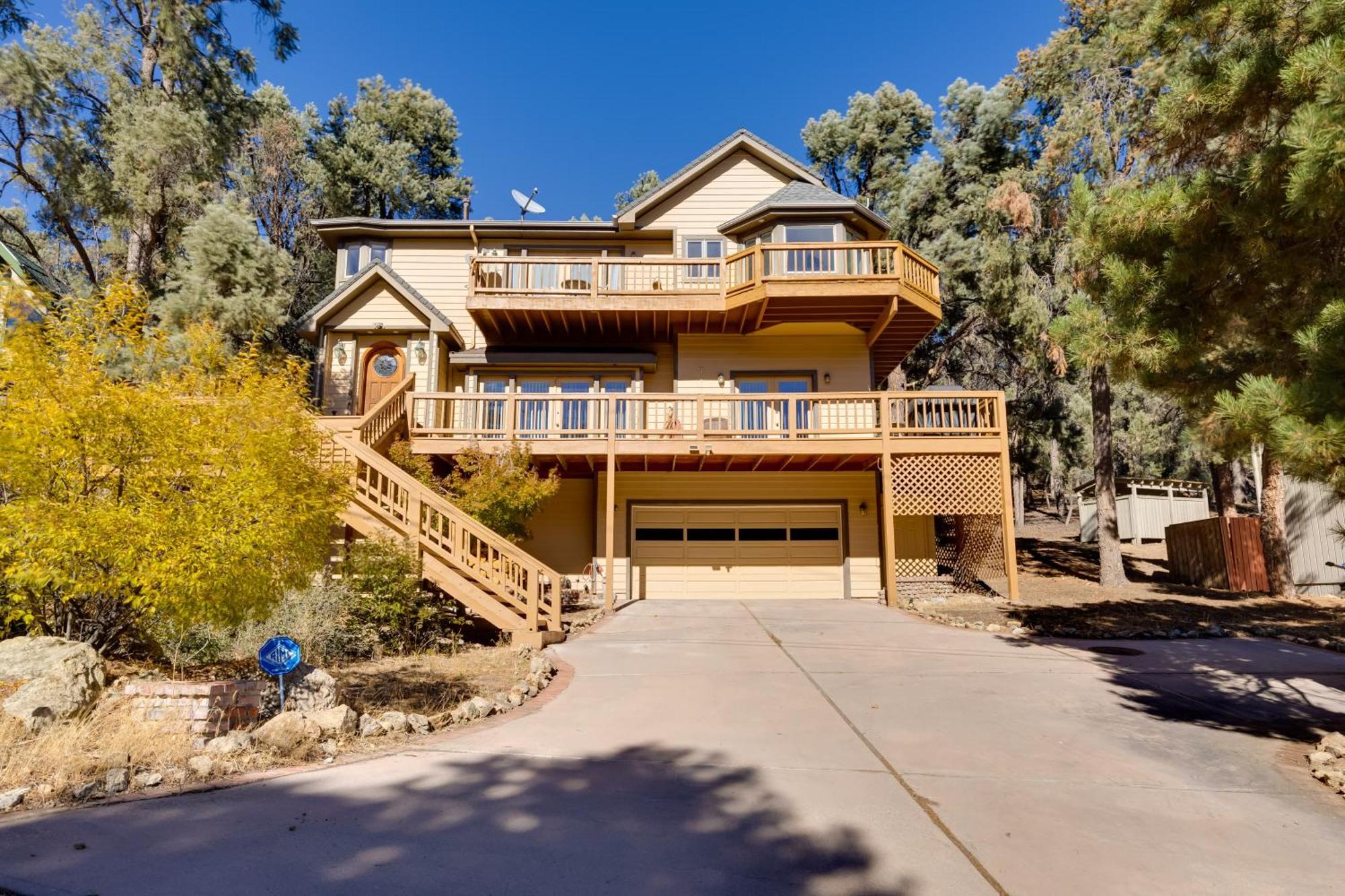 Game Room And Deck Modern Frazier Park Home! Pine Mountain Club Exterior photo