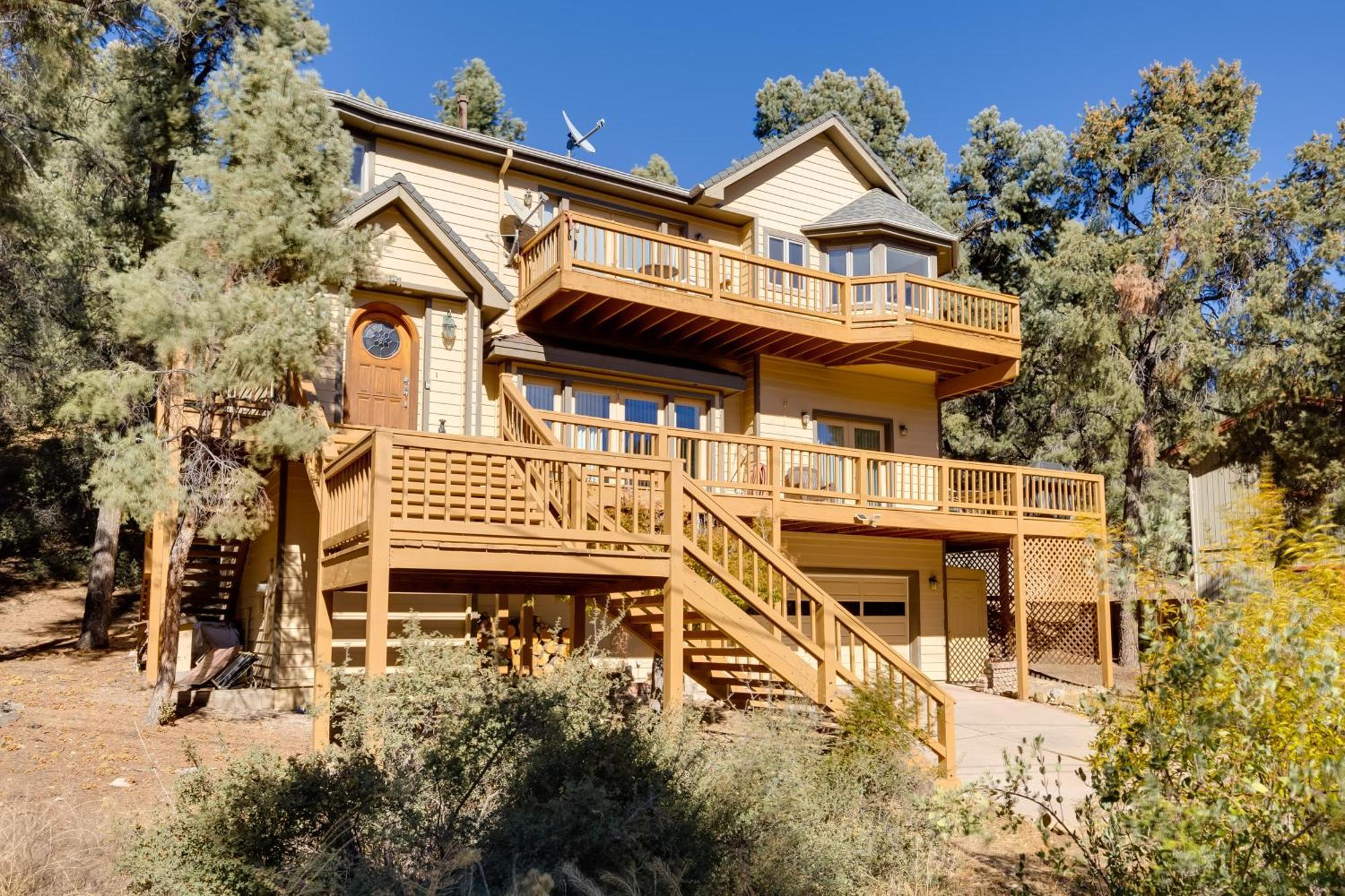 Game Room And Deck Modern Frazier Park Home! Pine Mountain Club Exterior photo